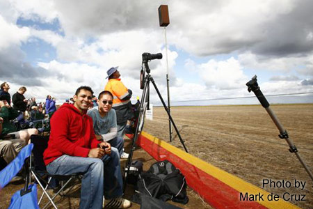 Mark and I photographing aircraft at the Avalon Airshow at Avalon Airport. 