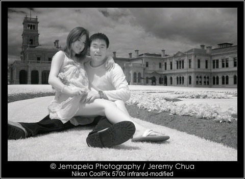 Infrared image of Averal and I. 